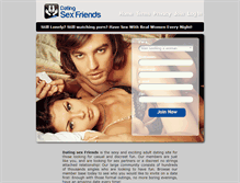 Tablet Screenshot of datingsexfriends.com